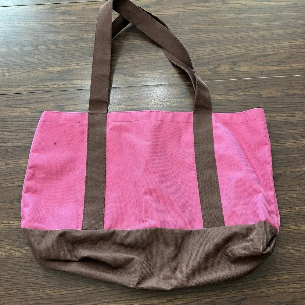 Oprah‎ Magazine Live Your Best Life Pink Brown Tote Y2K Collectible